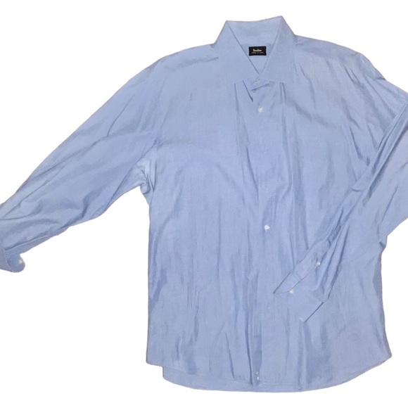 Neiman Marcus Other - Nice Men’s Neiman Marcus Blue Button Down Long Sleeve Shirt Large 44/ 17.5